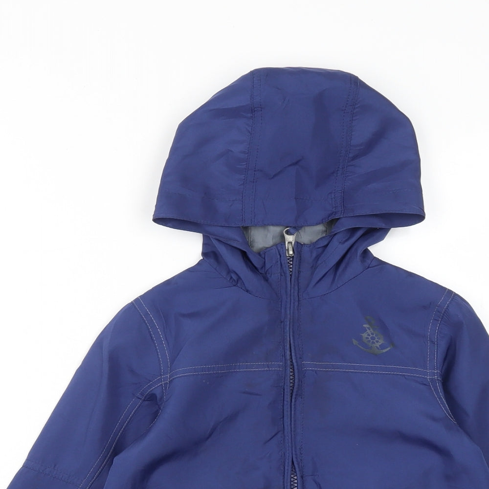 Weatherproof Boys Blue   Rain Coat Jacket Size 3 Years  Zip
