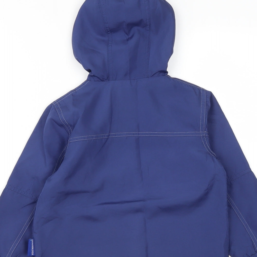 Weatherproof Boys Blue   Rain Coat Jacket Size 3 Years  Zip