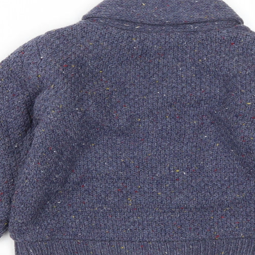 Nutmeg Boys Blue  Acrylic Cardigan Jumper Size 18-24 Months  Button