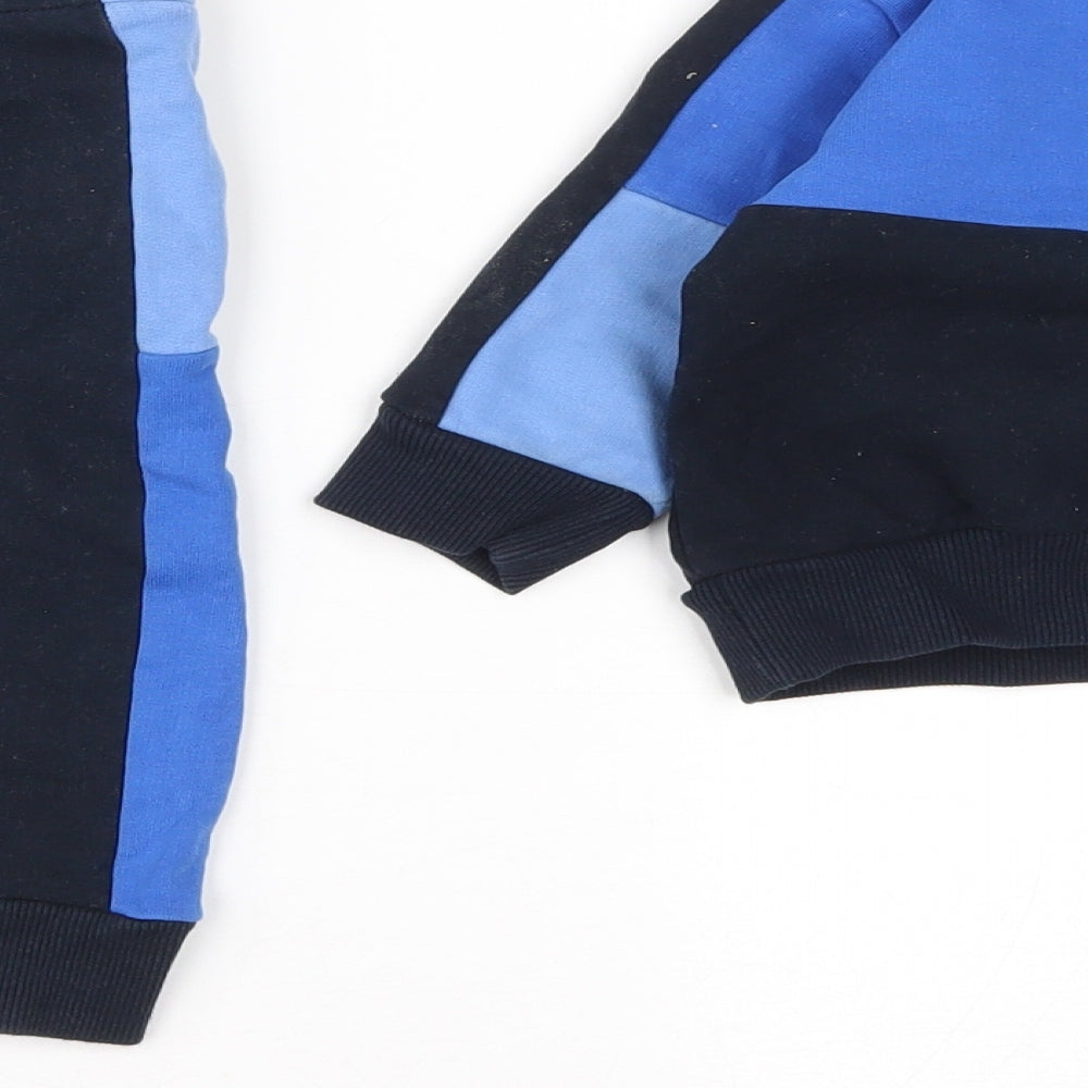 NEXT Boys Blue  Cotton Trousers Set Outfit/Set Size 9-12 Months  Drawstring