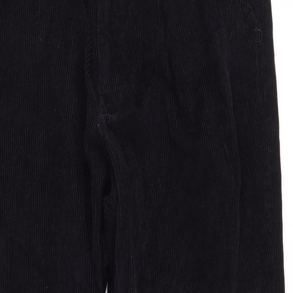 Dunnes Stores Mens Blue  Cotton Trousers  Size 38 in L33 in Regular Zip