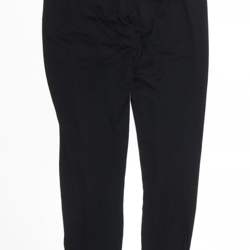Brave Soul Womens Black  Polyester Cropped Leggings Size S L27 in