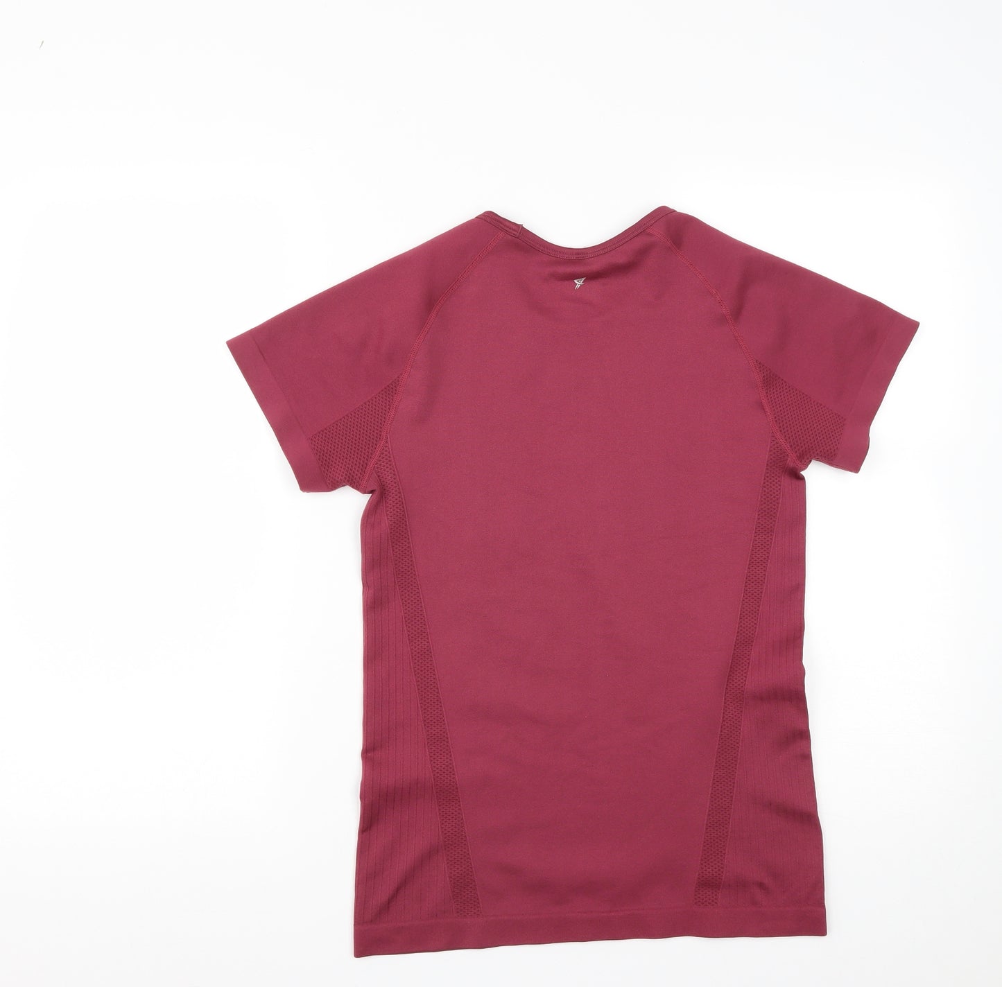 Primark Womens Red  Polyester Basic T-Shirt Size M Round Neck  - size 12-14