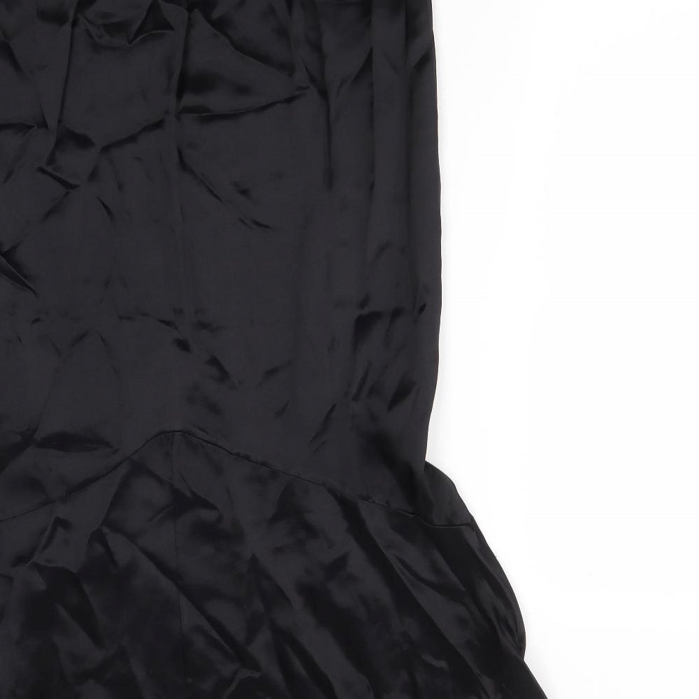 Primark Womens Black  Viscose Maxi Skirt Size 12