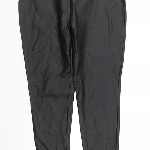 Matalan Womens Black  Viscose Trousers  Size 12 L29 in Regular