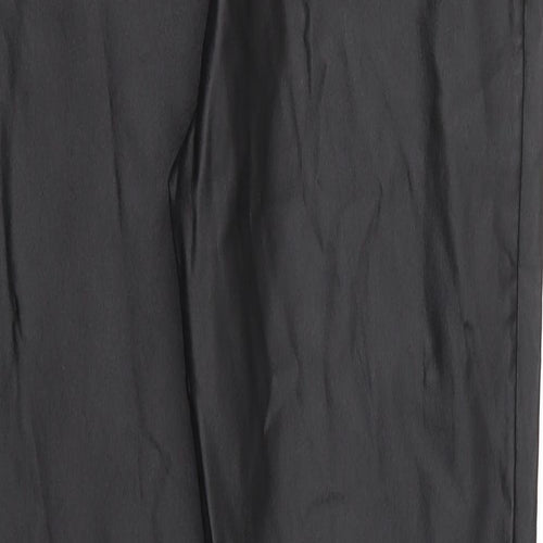 Matalan Womens Black  Viscose Trousers  Size 12 L29 in Regular