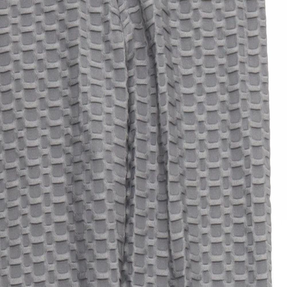 Preworn Womens Grey  Polyester Compression Leggings Size M L27 in Regular