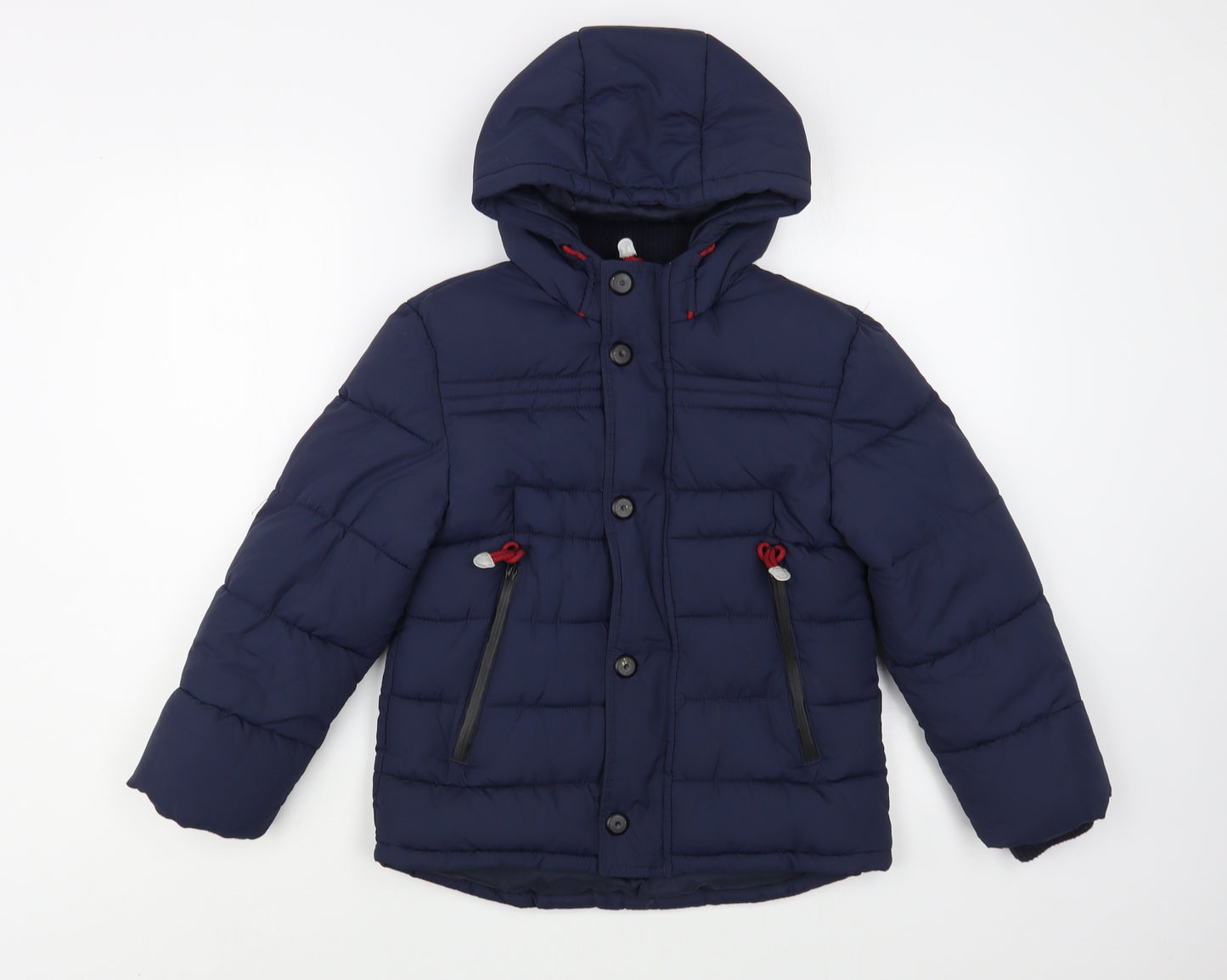 Marks and Spencer Boys Blue   Puffer Jacket Jacket Size 7-8 Years  Zip