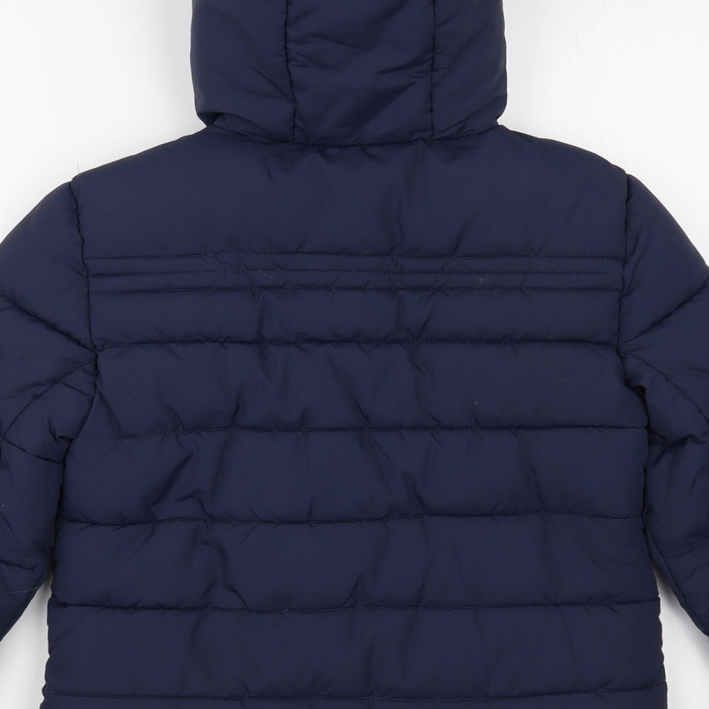 Marks and Spencer Boys Blue   Puffer Jacket Jacket Size 7-8 Years  Zip