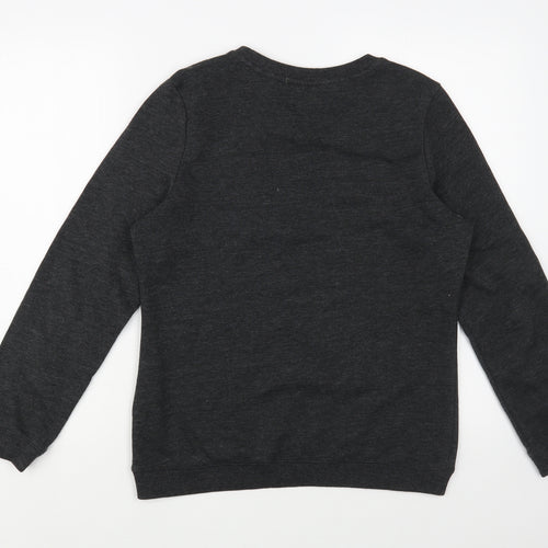 George Womens Grey  Cotton Pullover Sweatshirt Size 10  Pullover - Cold Outside