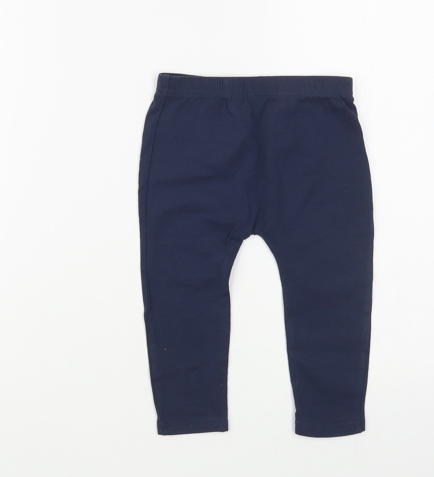 F&F Baby Blue  Cotton Jogger Leggings Size 9-12 Months