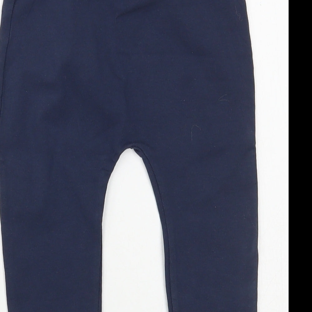 F&F Baby Blue  Cotton Jogger Leggings Size 9-12 Months