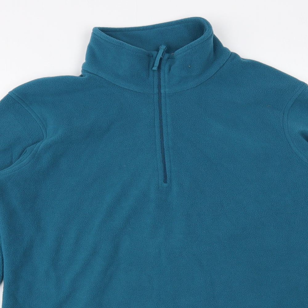 Mountain Warehouse Mens Blue  Polyester Pullover Sweatshirt Size M