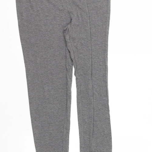 Dunnes Stores Womens Grey  Viscose Compression Leggings Size M L28 in Regular