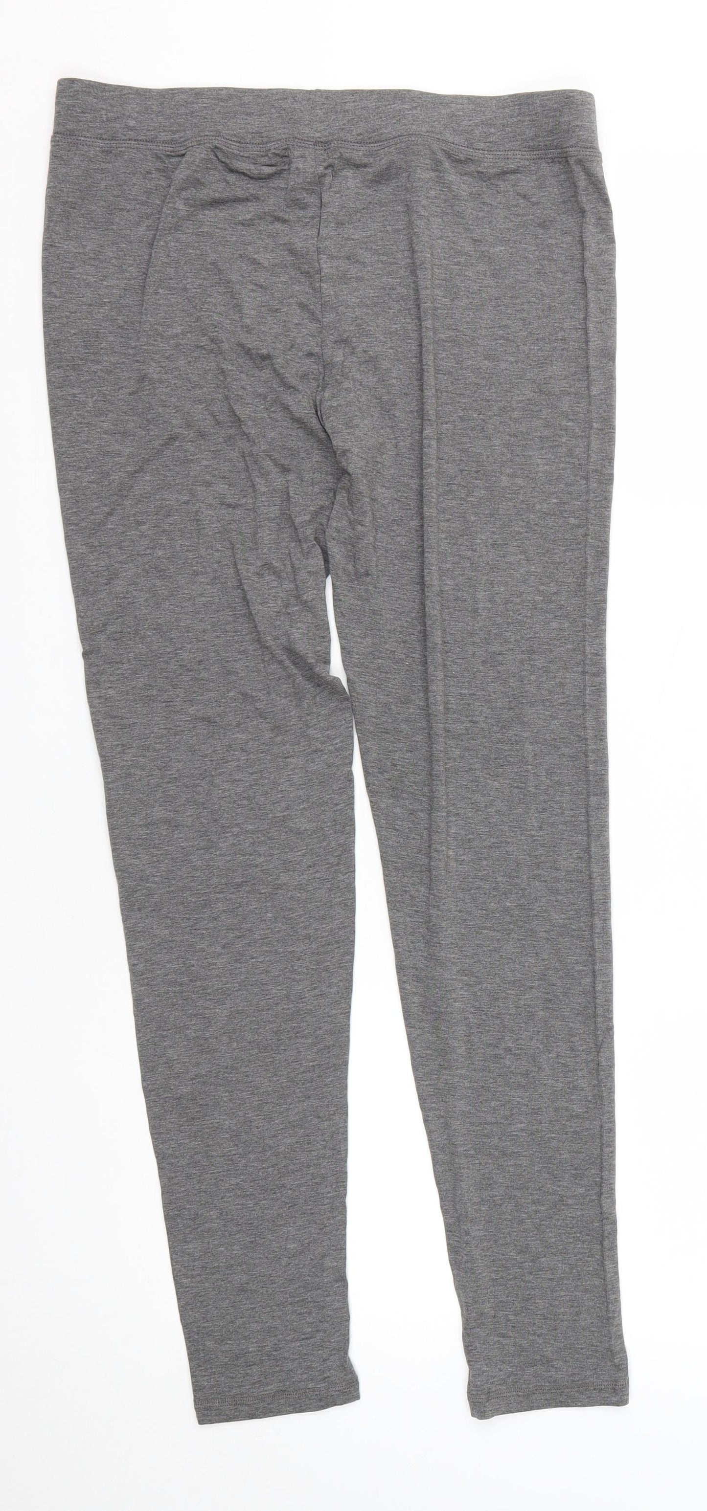 Dunnes Stores Womens Grey  Viscose Compression Leggings Size M L28 in Regular