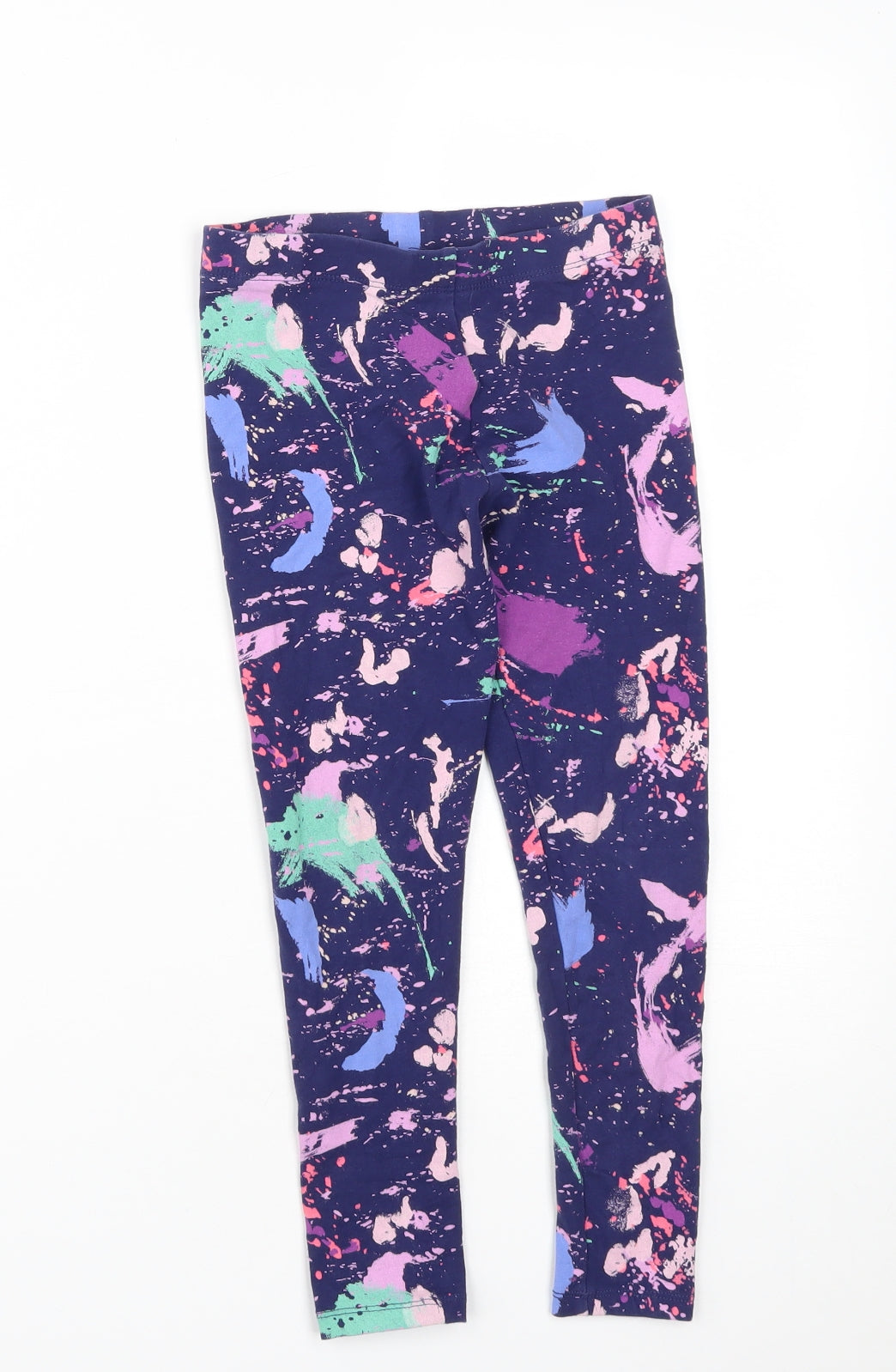 NEXT Girls Multicoloured Geometric Cotton Jogger Trousers Size 8 Years  Regular