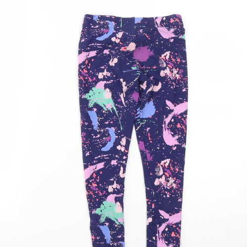 NEXT Girls Multicoloured Geometric Cotton Jogger Trousers Size 8 Years  Regular