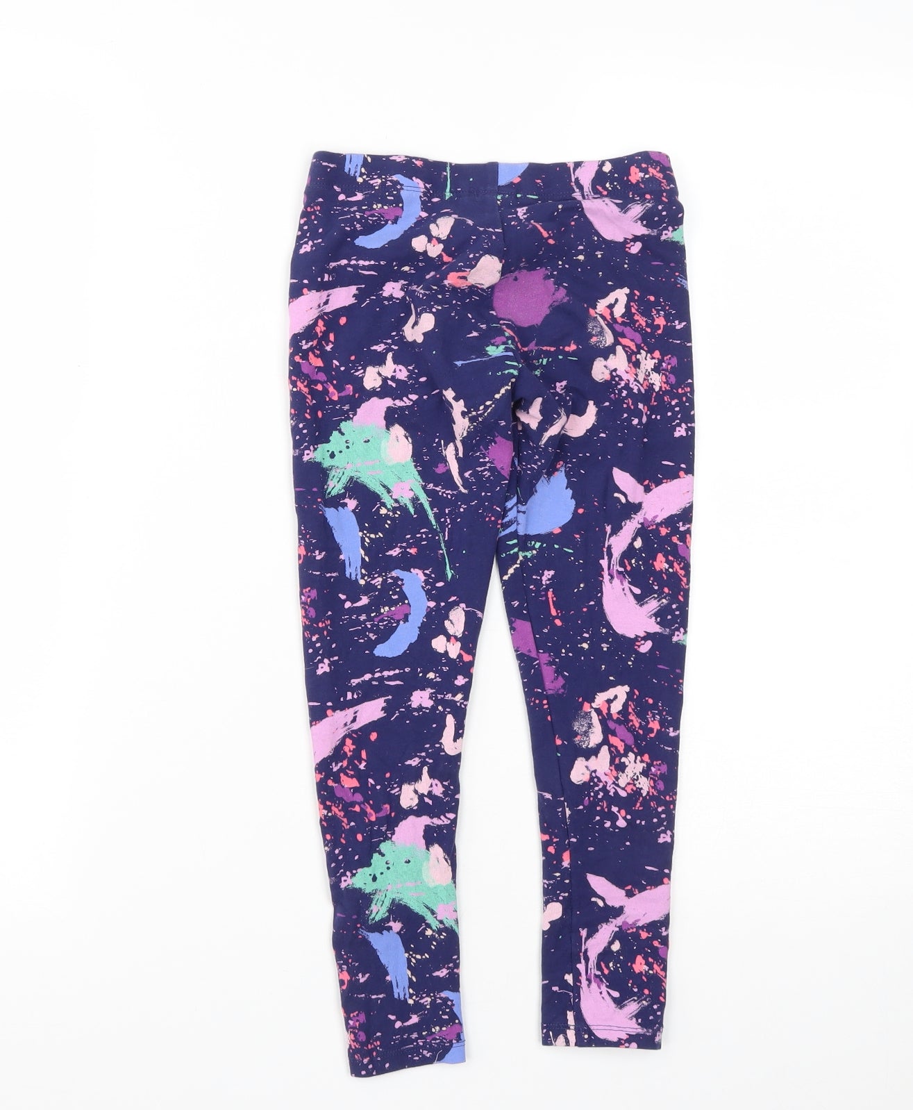NEXT Girls Multicoloured Geometric Cotton Jogger Trousers Size 8 Years  Regular