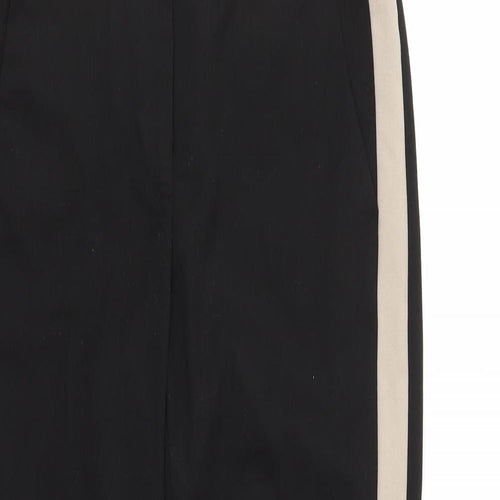 Warehouse Womens Black  Polyester Dress Pants Trousers Size 10 L27 in Regular Zip
