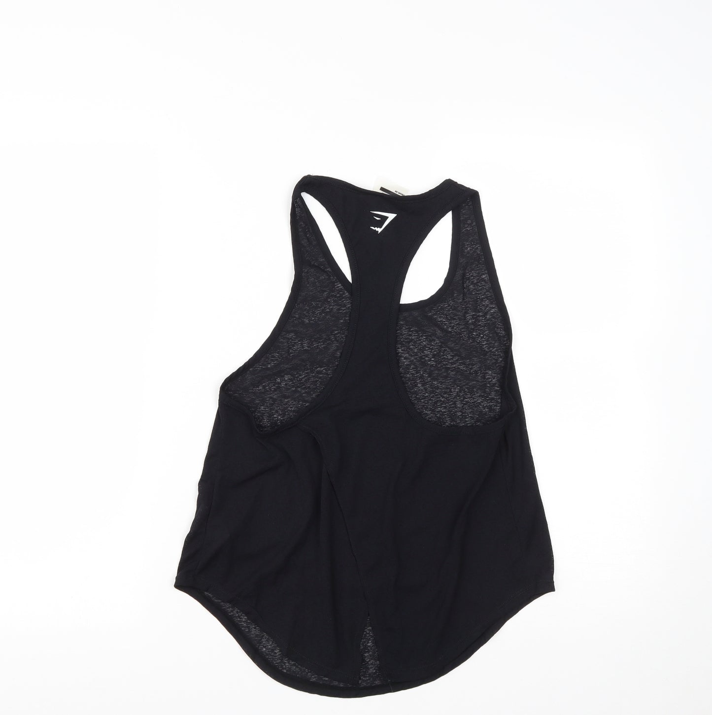 Gymshark Womens Black  Polyester Basic Tank Size S Round Neck