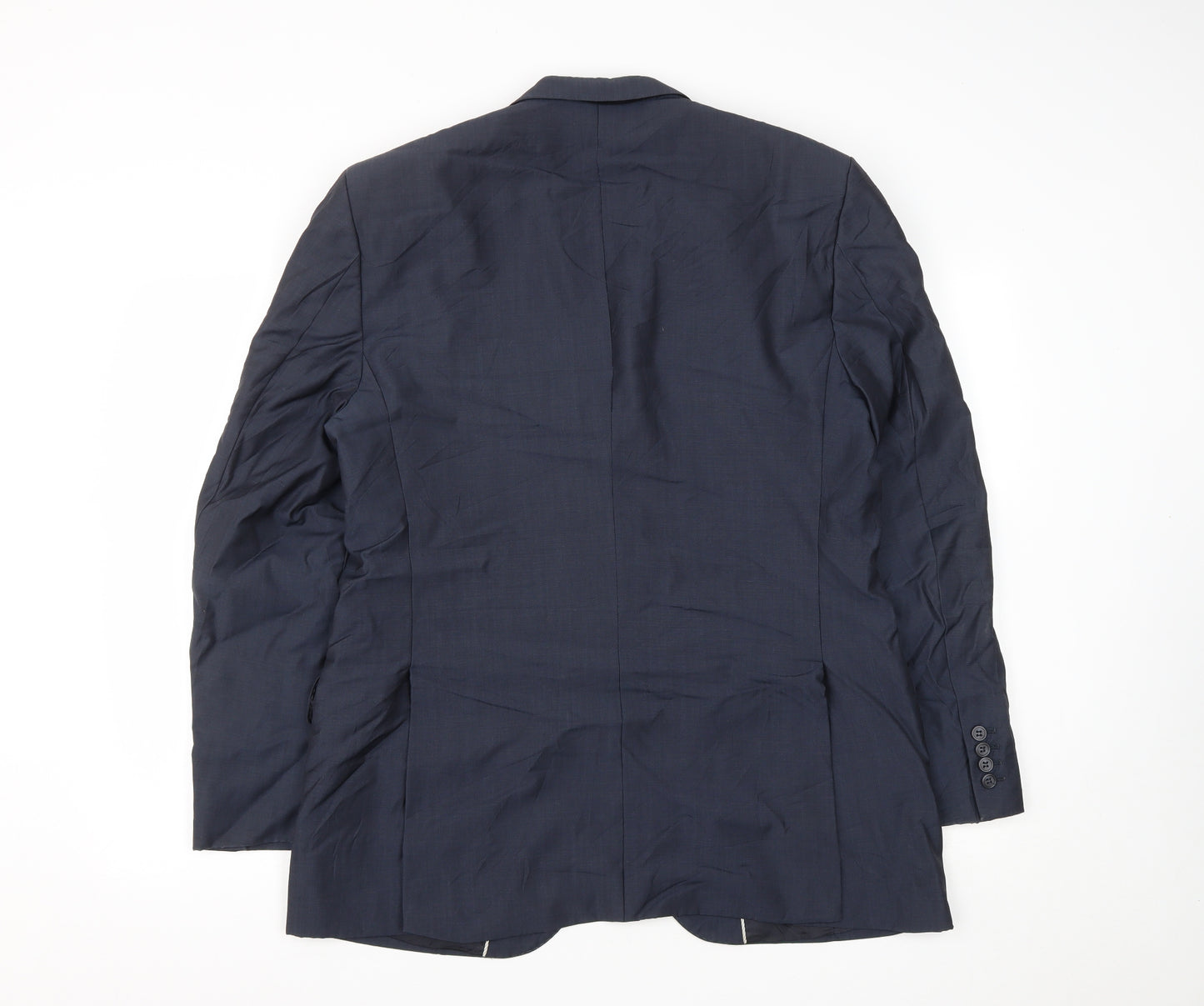 Reiss London Mens Blue  Wool Jacket Suit Jacket Size 42