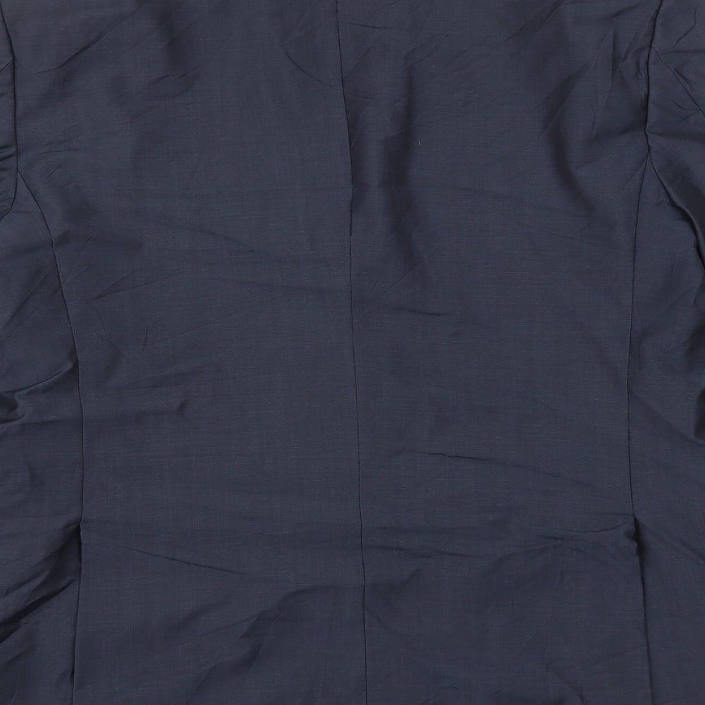 Reiss London Mens Blue  Wool Jacket Suit Jacket Size 42