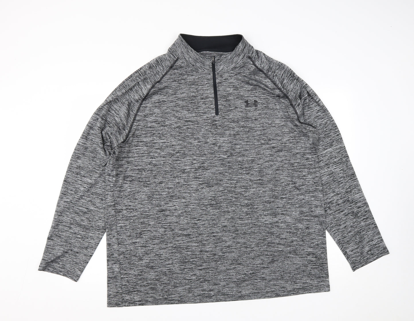 Under armour Mens Grey  Polyester Pullover Sweatshirt Size 2XL