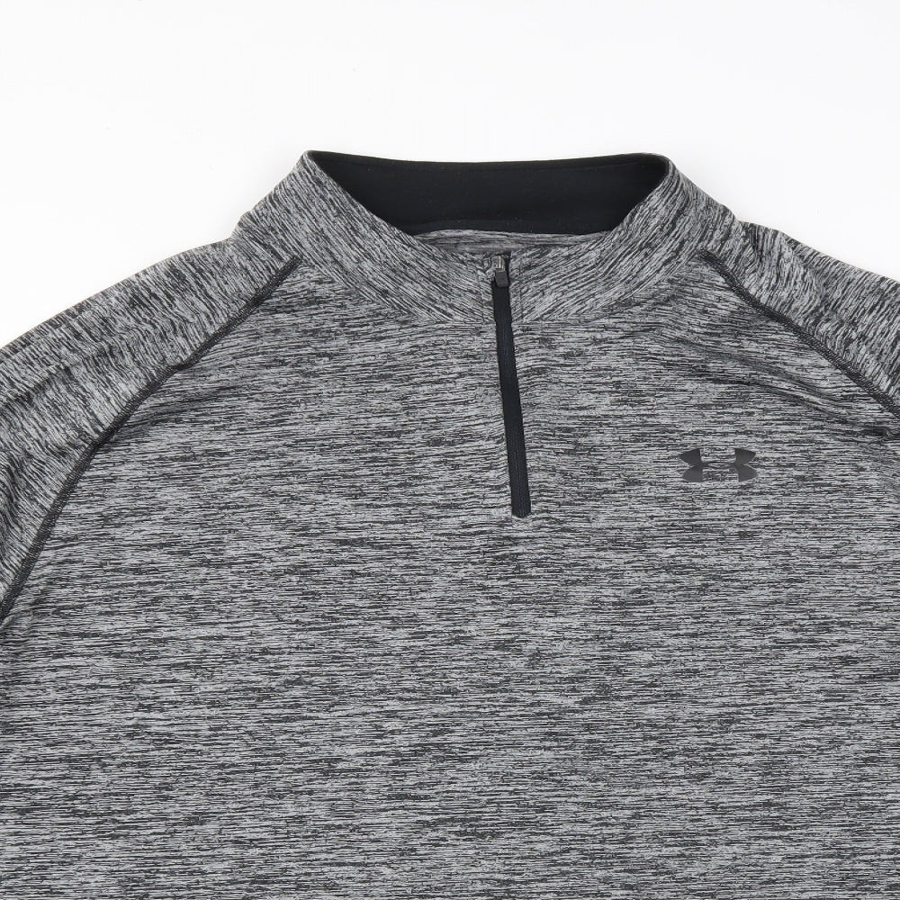 Under armour Mens Grey  Polyester Pullover Sweatshirt Size 2XL