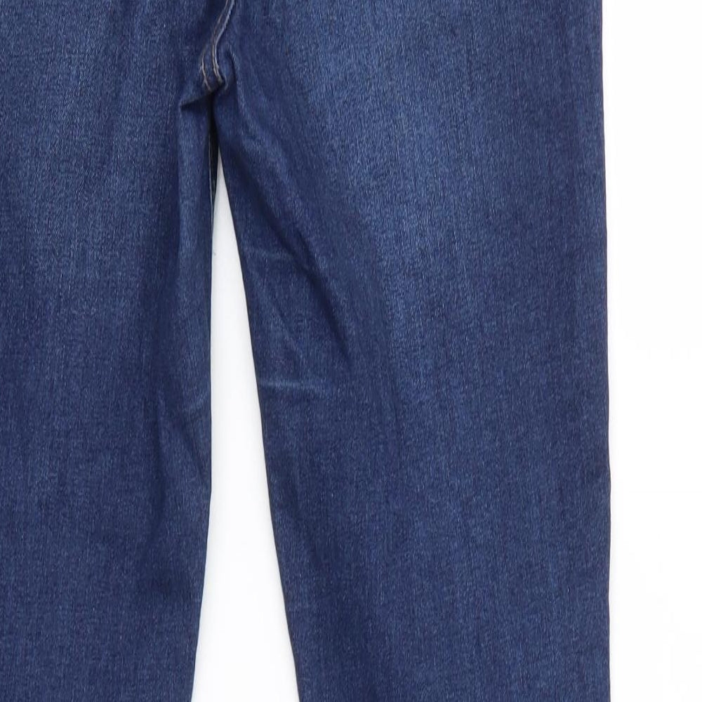 TU Womens Blue  Cotton Skinny Jeans Size 10 L27 in Regular Zip