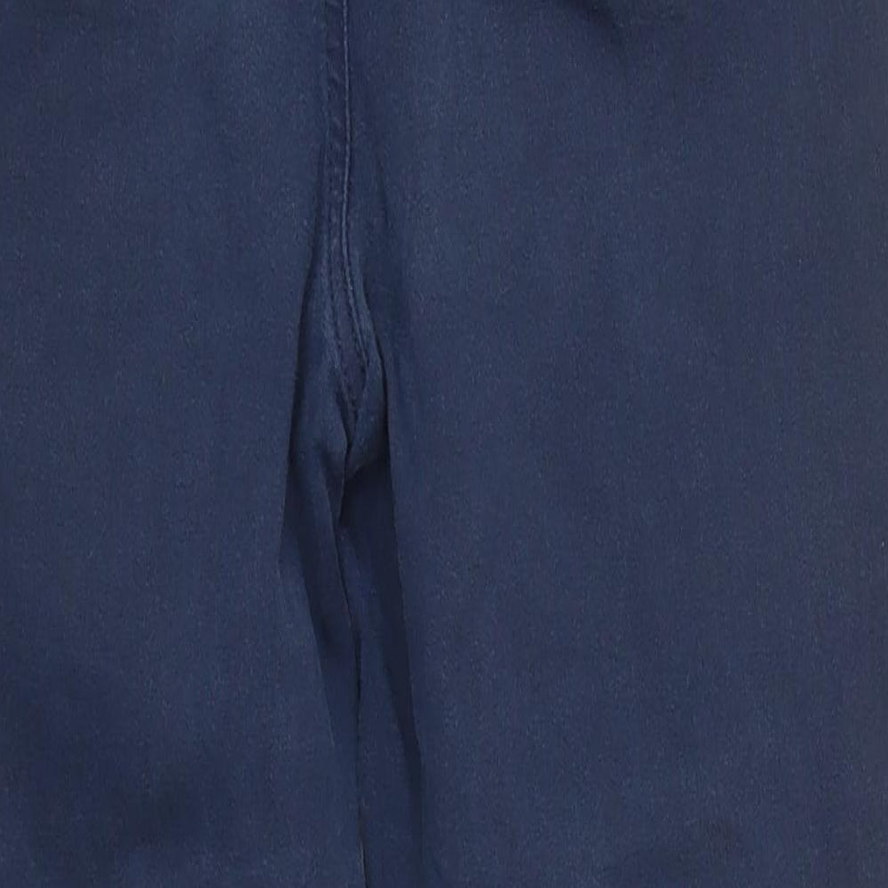 TU Womens Blue  Cotton Cropped Jeans Size 10 L25 in Regular Zip