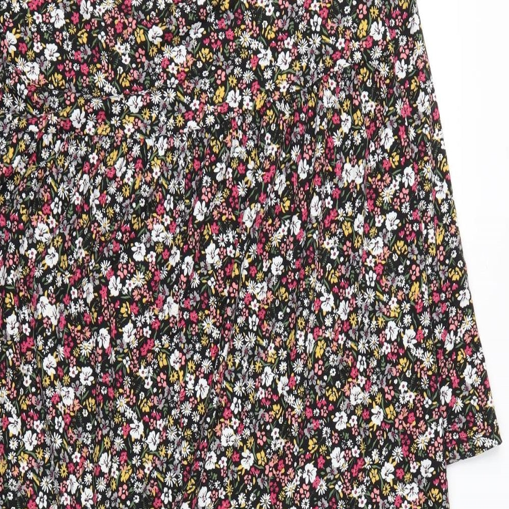 Papaya Womens Multicoloured Floral Polyester Maxi  Size 14  Round Neck