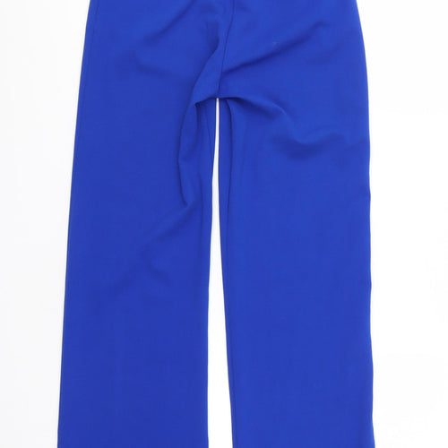 Quiz Womens Blue  Polyester Dress Pants Trousers Size 6 L31 in Regular Zip