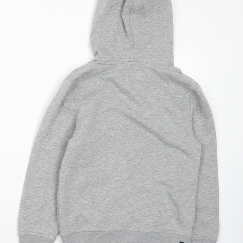 Carbrini Boys Grey  Polyester Pullover Hoodie Size 8-9 Years   - Logo 8-10 Years