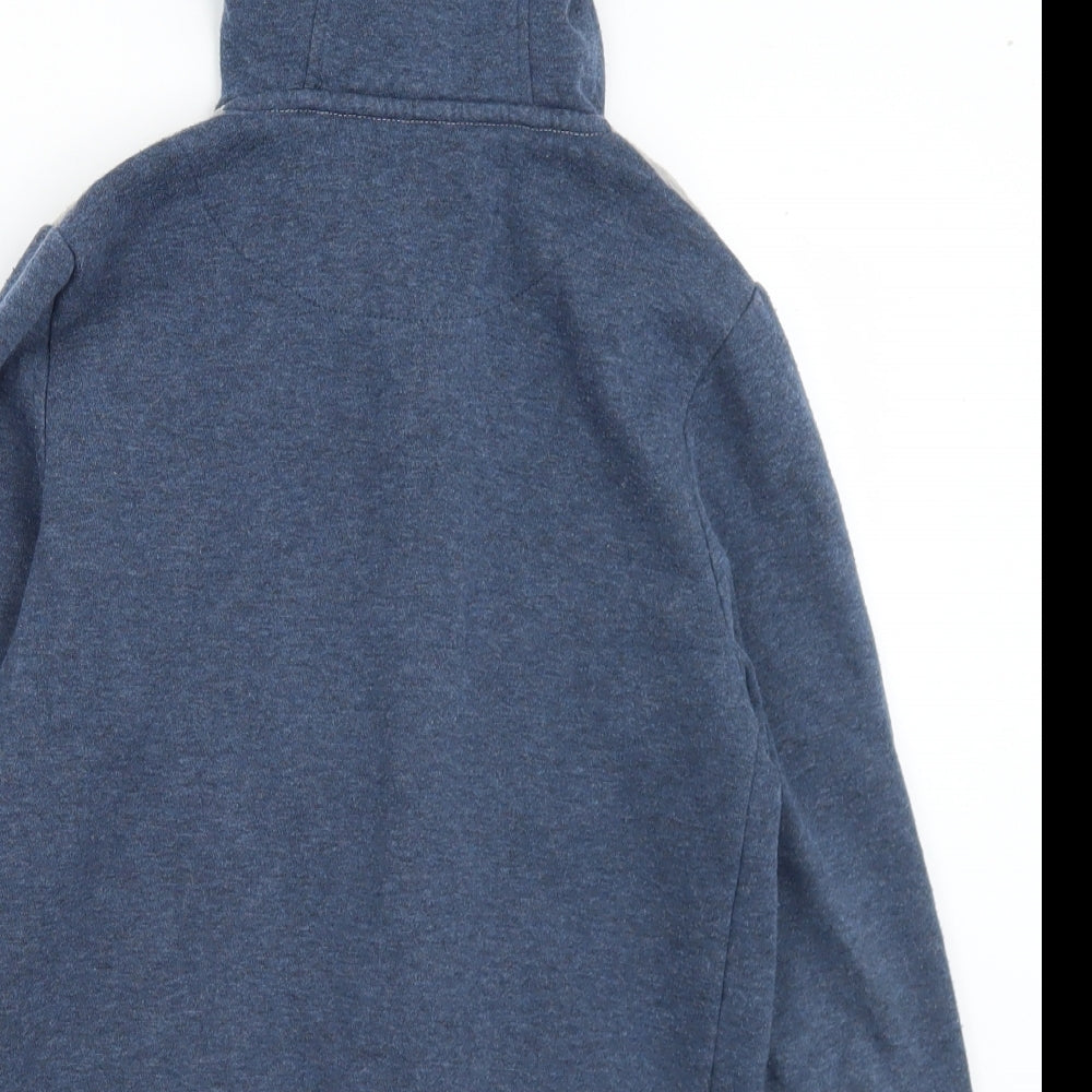 Carbrini Boys Blue  Polyester Full Zip Hoodie Size 8-9 Years  Zip - 8-10 Years