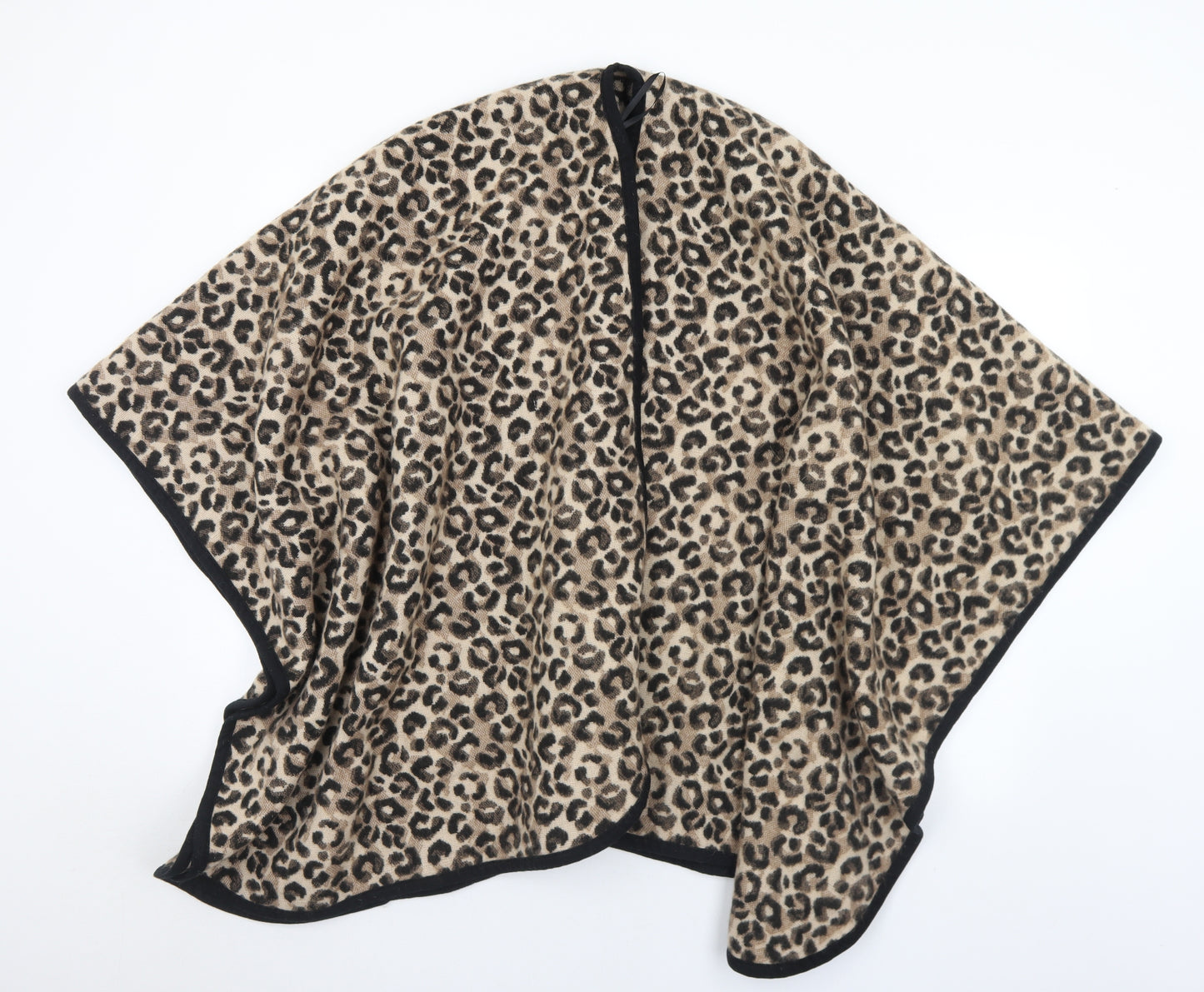 F&F Womens Brown Animal Print Acrylic  Shawl/Wrap