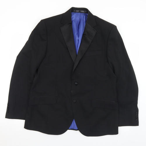 Marks and Spencer Mens Black  Wool Jacket Suit Jacket Size 40