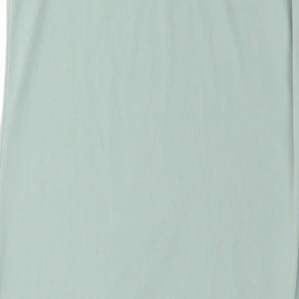 George Womens Green  Polyester Slip Dress  Size 12  V-Neck