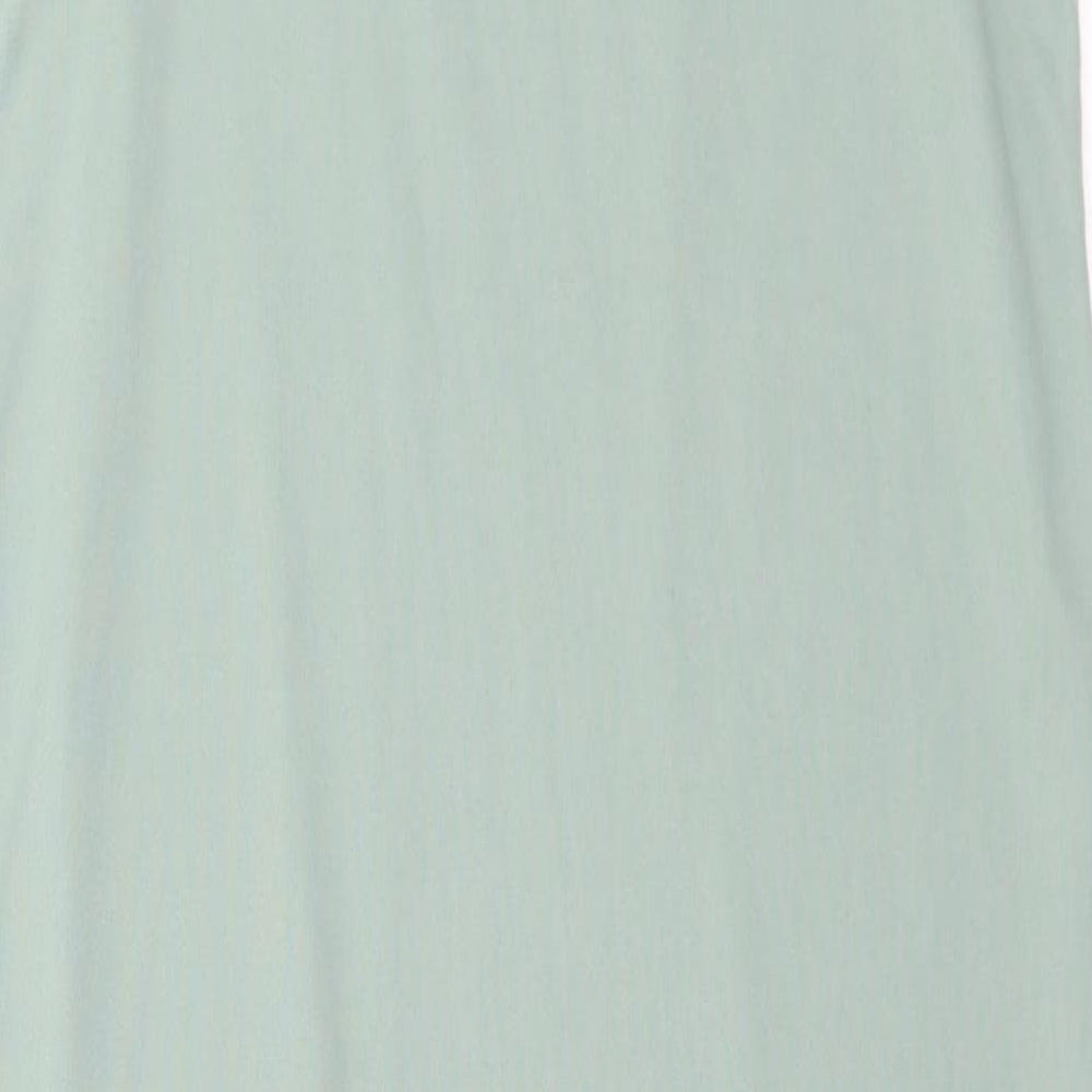 George Womens Green  Polyester Slip Dress  Size 12  V-Neck