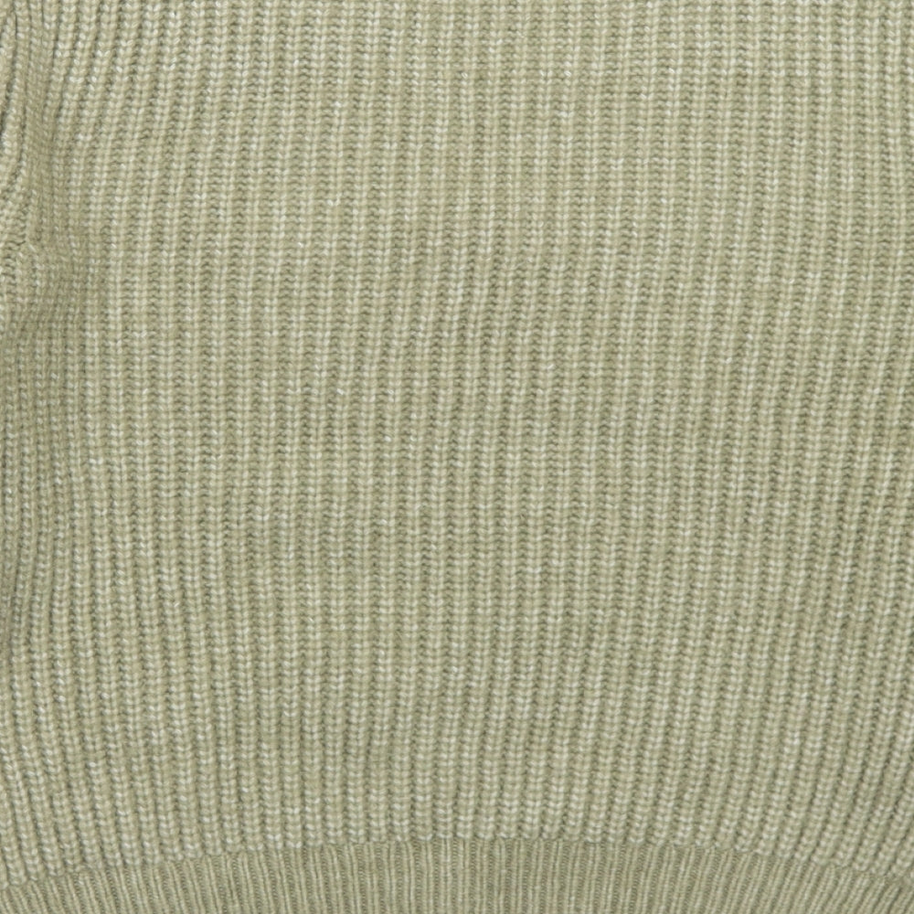 Primark Womens Green V-Neck  Acrylic Pullover Jumper Size 4   - 4-6