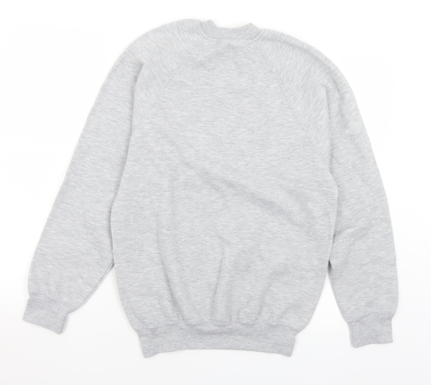 Russell Womens Grey  Cotton Pullover Sweatshirt Size S   - Sparkle On