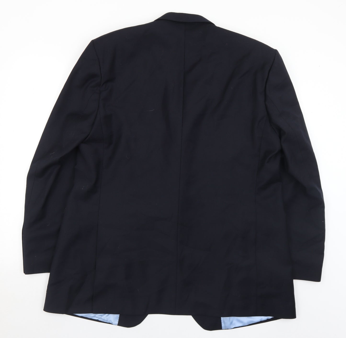 Lee Greenwood Mens Black  Wool Jacket Suit Jacket Size 48