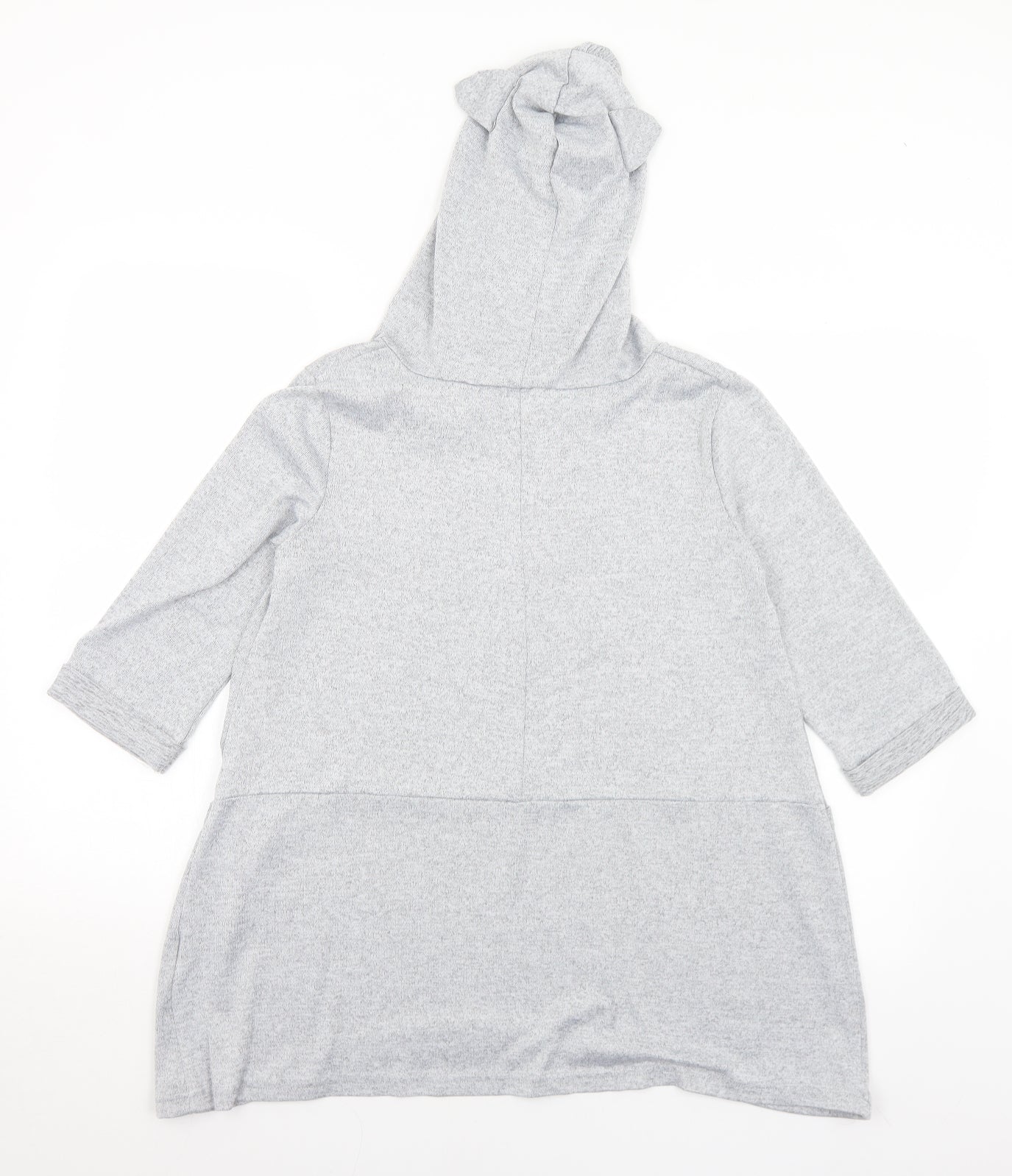 Preworn Womens Grey  Cotton Pullover Hoodie Size S   - Cat