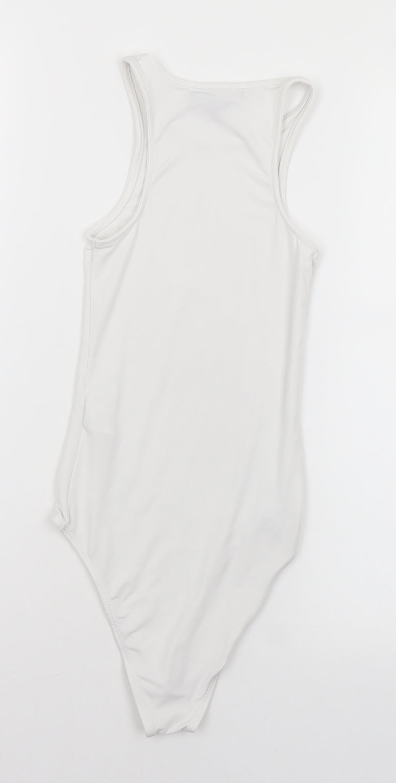 Primark Womens White  Polyester Bodysuit One-Piece Size 4  Snap - 4-6