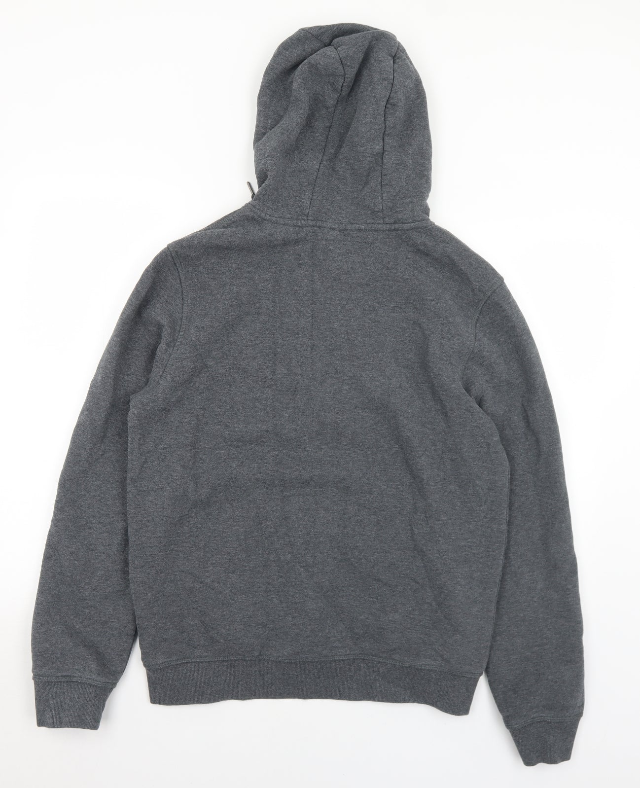 Firetrap Mens Grey  Cotton Pullover Hoodie Size XL   - Logo