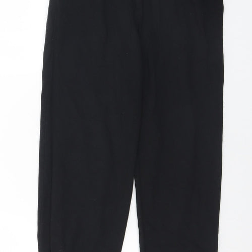 ASOS Womens Black  Cotton Jogger Trousers Size 10 L28 in Regular