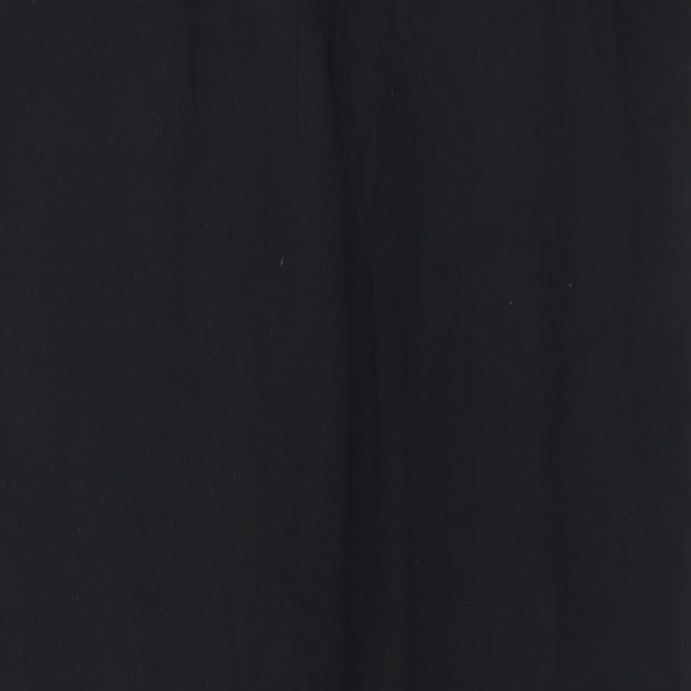 ASOS Womens Black  Cotton Jogger Trousers Size 10 L28 in Regular