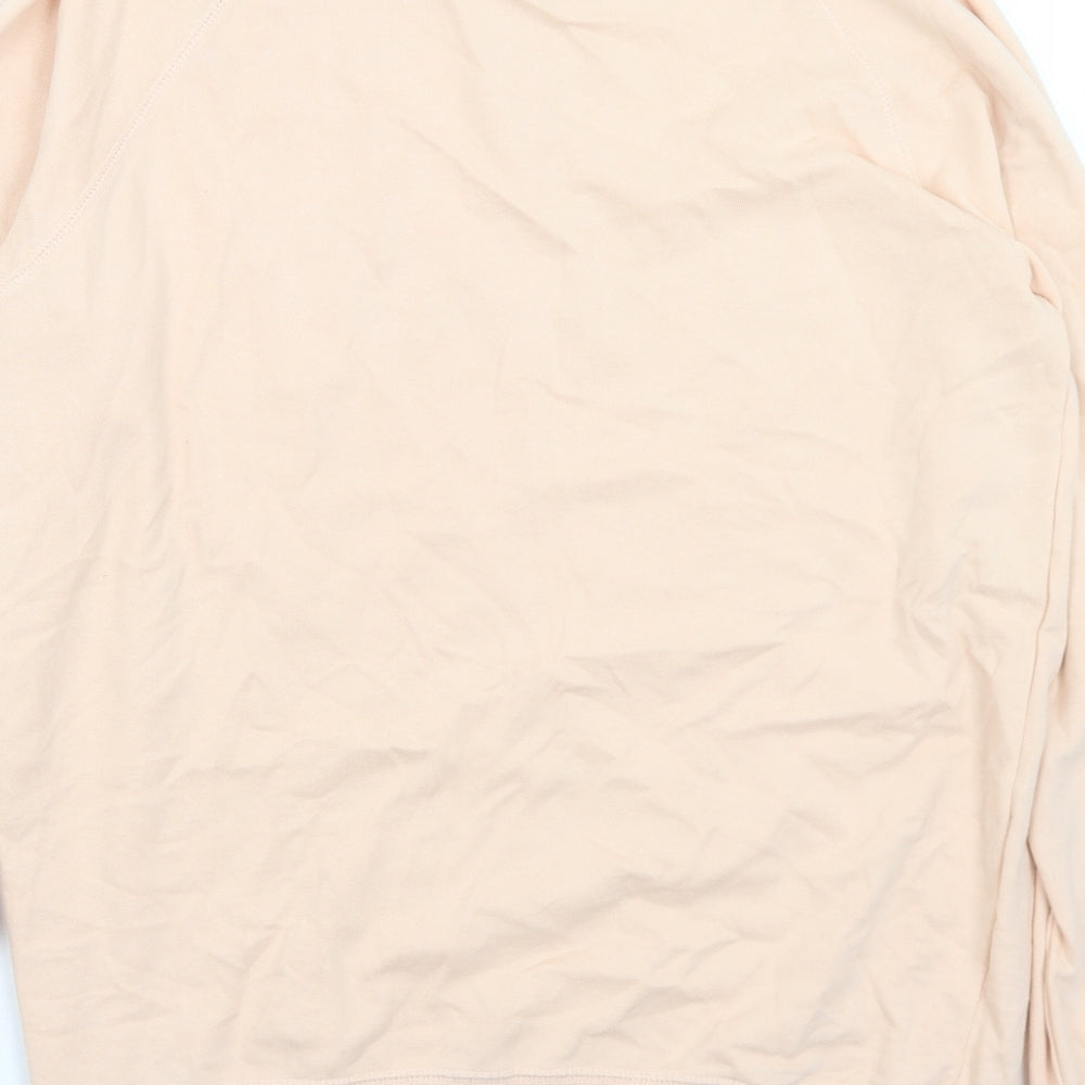 Cotton Heritage Womens Pink  Cotton Pullover Sweatshirt Size L   - Pray