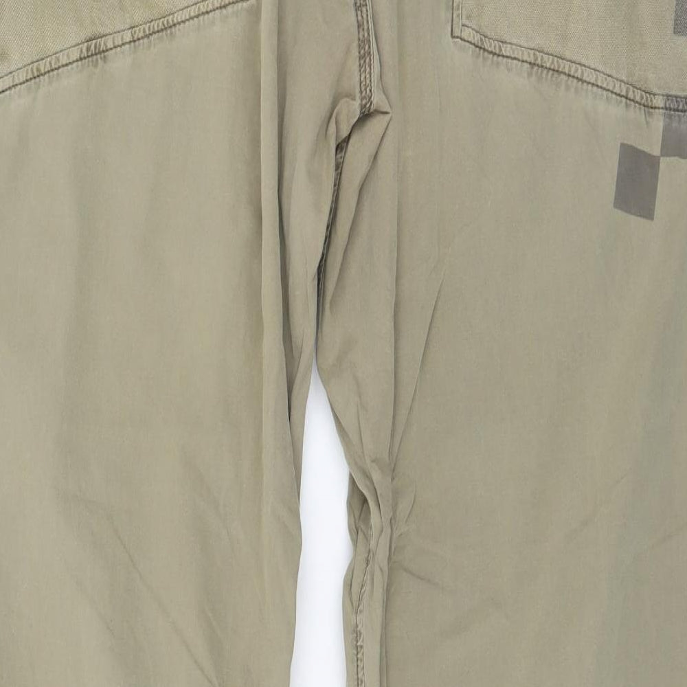 Sonneti Mens Brown  Cotton Cargo Trousers Size 38 in L33 in Regular