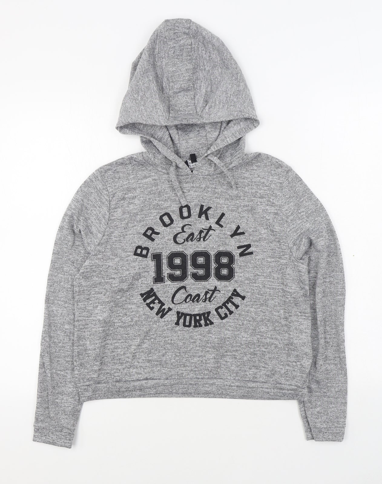 915 Generation Girls Grey  Polyester Pullover Hoodie Size 12-13 Years  Pullover