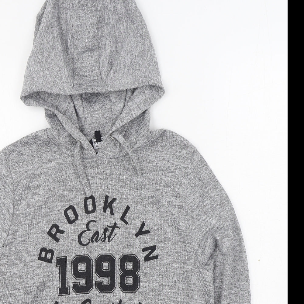 915 Generation Girls Grey  Polyester Pullover Hoodie Size 12-13 Years  Pullover